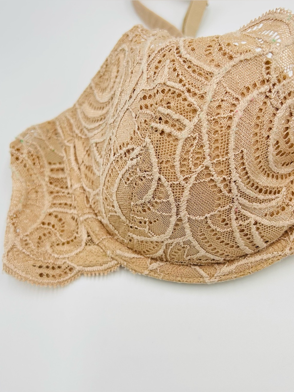 Victoria’s Secret Very Sexy Push Up Bra 36C Nude Lace Underwire Lingerie - Picture 10 of 11